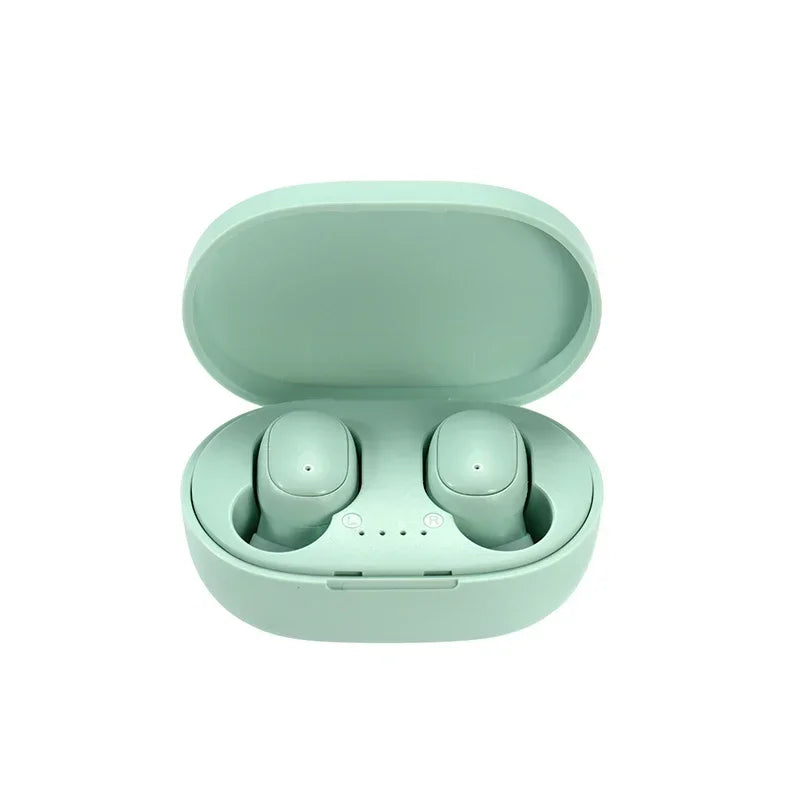 A6S TWS Wireless Bluetooth Headset with Mic Earbuds Noice Cancelling Earphone Bluetooth Headphones Oasis Select Green