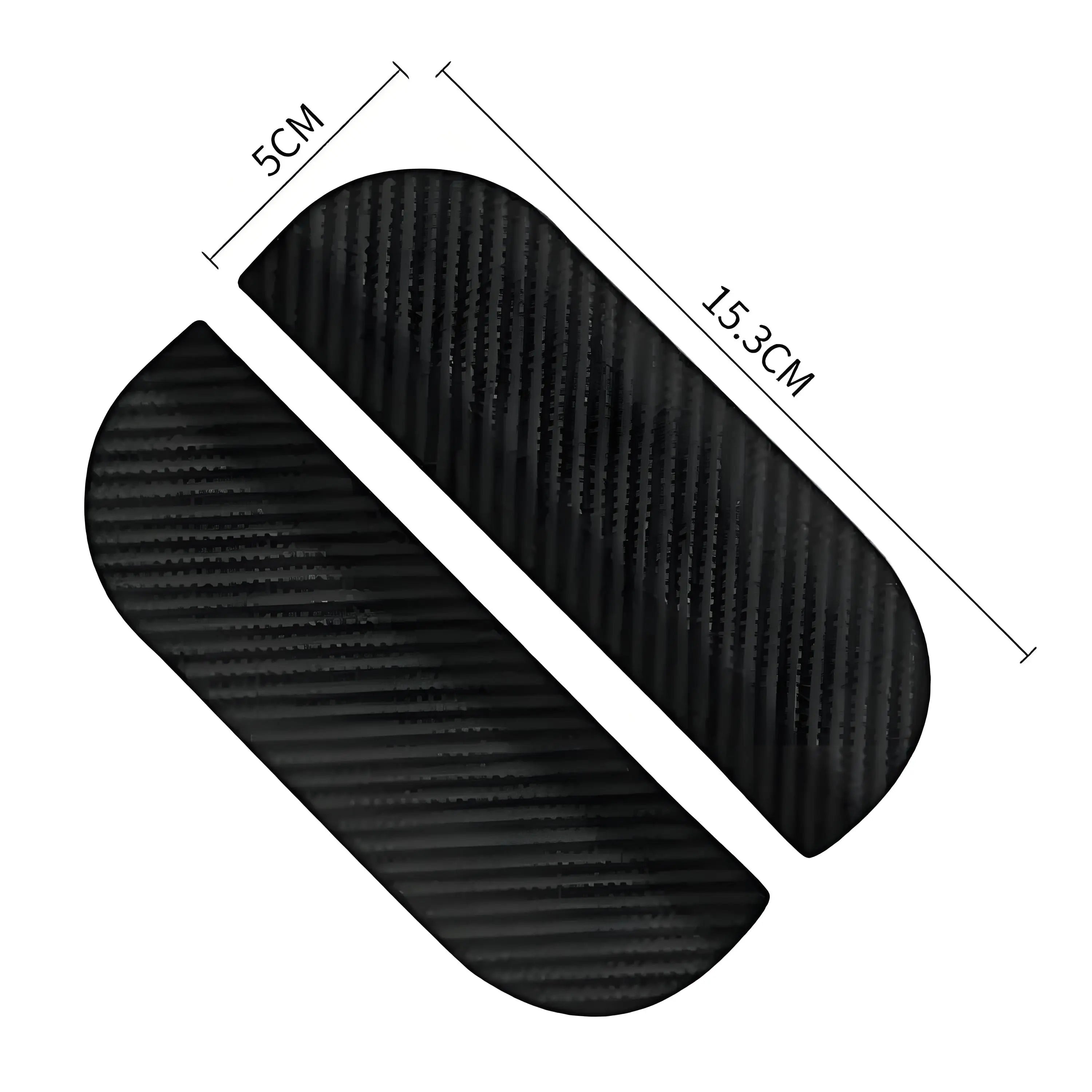 2PCS Carbon Fiber Rearview Mirror Rain Cover Visor Shade