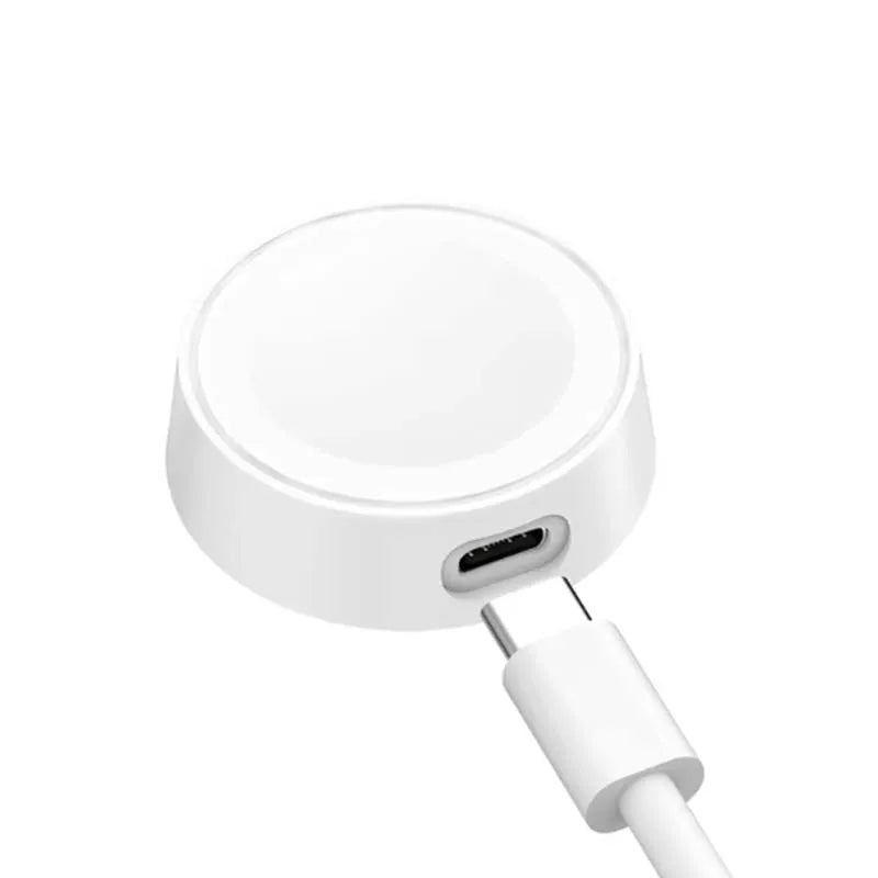 Mini Wireless Charger Keychain for Samsung Galaxy Watch 7 6 5 4 Smartwatch Charger Oasis Select WHITE