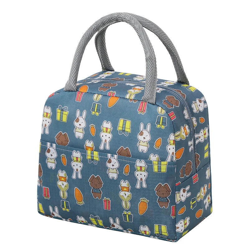 Cute Animal Insulated Lunch Bag – Large Capacity & Waterproof