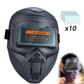 True Color Auto-Darkening Welding Helmet | Flip-Up Goggles