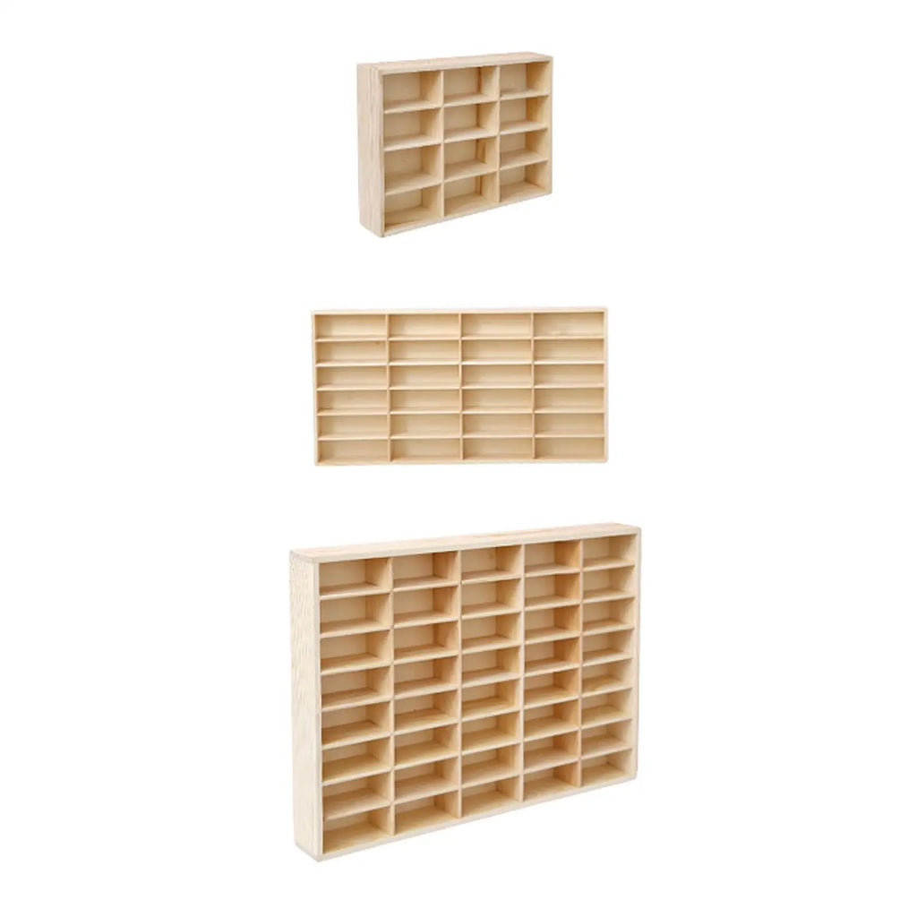 Wooden Storage Divider Box Display Box Multiuse Storage Organizer Showcase for Oasis Select