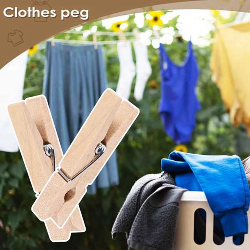 WISH Handy Laundry Clothespin Bag, Semi-Closed Canvas Clothespin Storage Hanger Bag, Hanging Storage Organizer Laundry Oasis Select