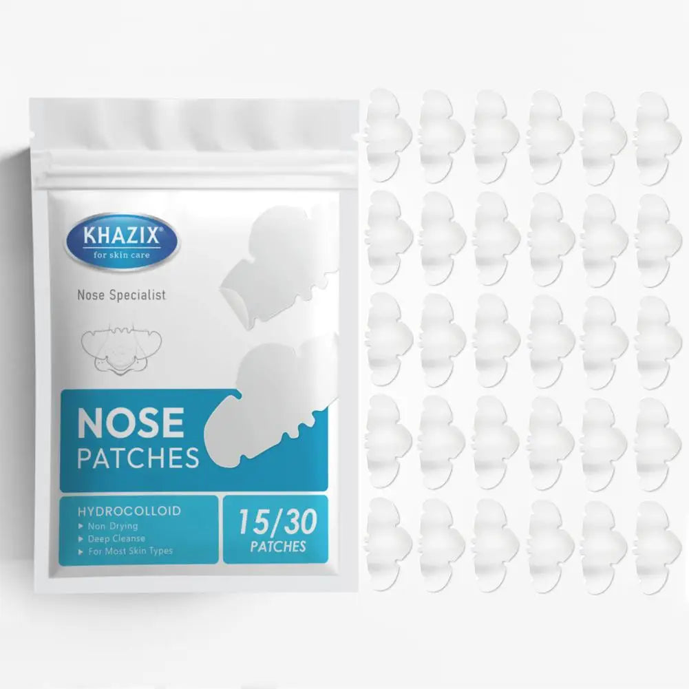 Hydrocolloid Nose Patches – Pore Cleansing Blemish Strips 15/30Pcs