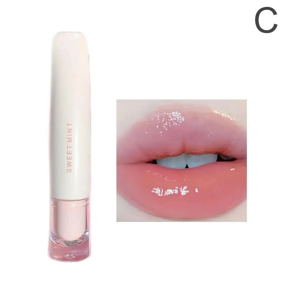 Hydrating Jelly Lipstick,Glow Moisturizing Tinted Lip Balm,Long Lasting Waterproof Plumping Lip Gloss, Mirror Lip Glaze Makeup Oasis Select 03