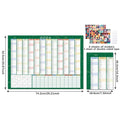 2026 Year Calendar Goal Setting Schedule Tracking Large Year Wall Calendar 2026 for Study Dorm Living Room Bedroom Apartment Oasis Select Green