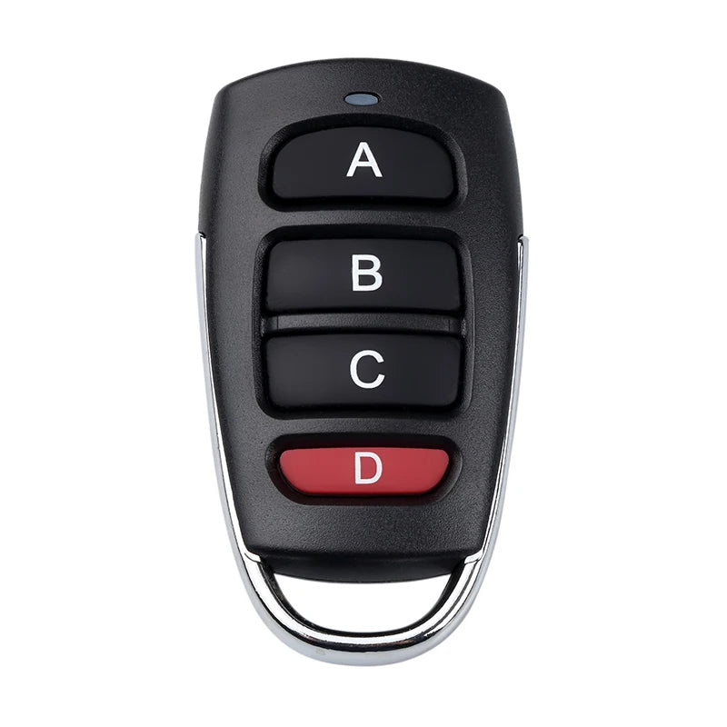 Wireless RF 433mhz Remote Control Copy Code Garage Door Gate Duplicator 433 Mhz Key Remote Opener Oasis Select ABCD button