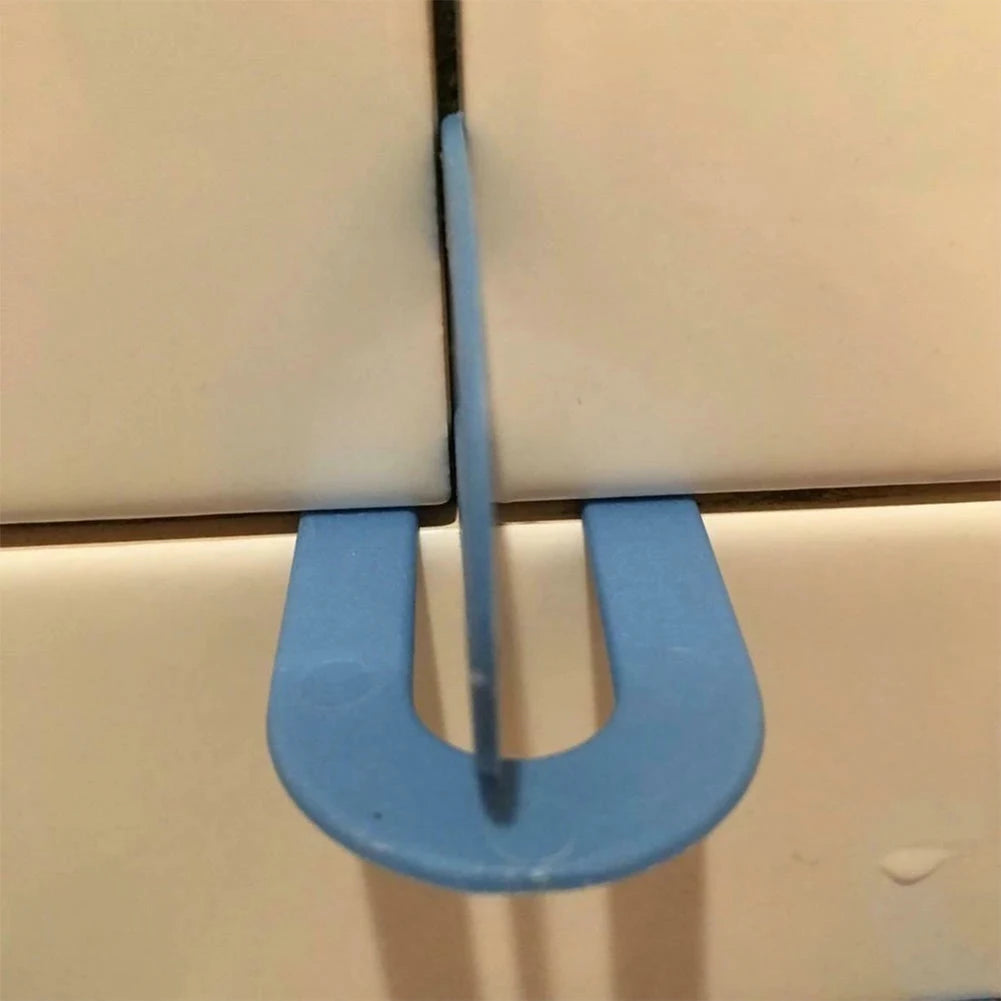 100/200pcs U-shaped Horseshoe Shims Tile Spacers PP Level Wedges Positioning Clips Floor Wall Tile Gap Fixing Construction Tools Oasis Select