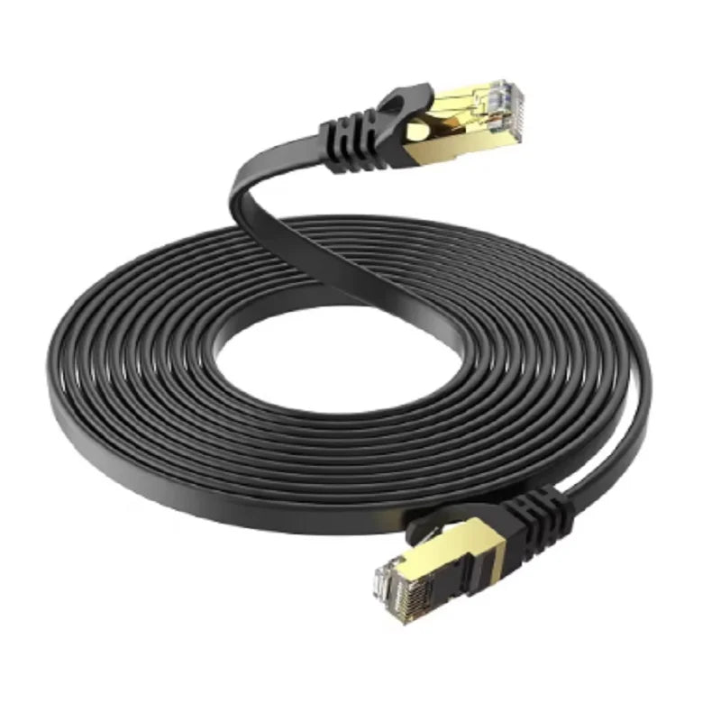 10Gbps CAT7 Flat Ethernet Cable RJ45 Lan Network Cable Networking Ethernet Cord CAT 7 Network Cable For Computer Router Laptop Oasis Select