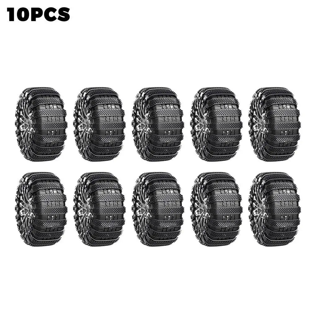 20/10pcs Snow Chain Urethane Set Wheel Ties Belts Widen Thicken Car Tire Crawler Anti-skid Wheel Tyre Ties Winter Emergency Tool Oasis Select black 10pcs