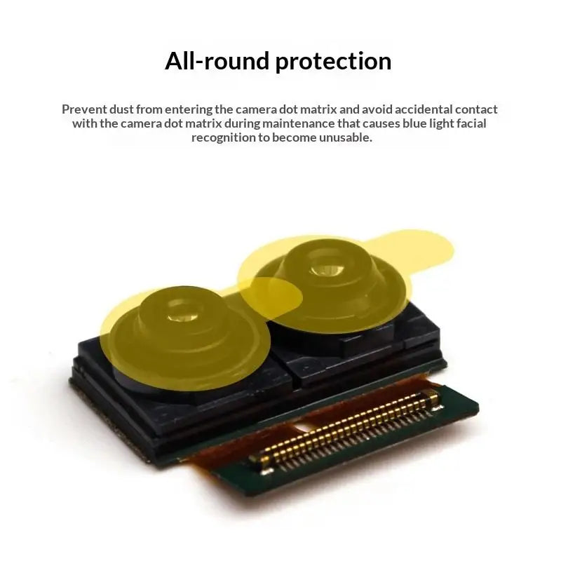 28/40/80/100pcs Protective Camera Sticker Dust Stickers High Temperature Tape For Phone Infrared Dot Matrix Protect Tool 7/12mm Oasis Select