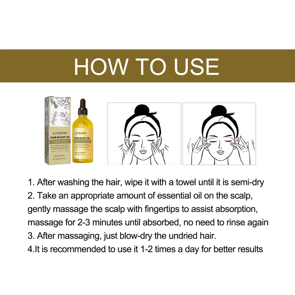 Jaysuing Rosemary Hair Growth Oil – Thicken & Strengthen 60ml Hair Growth Serum Oasis Select