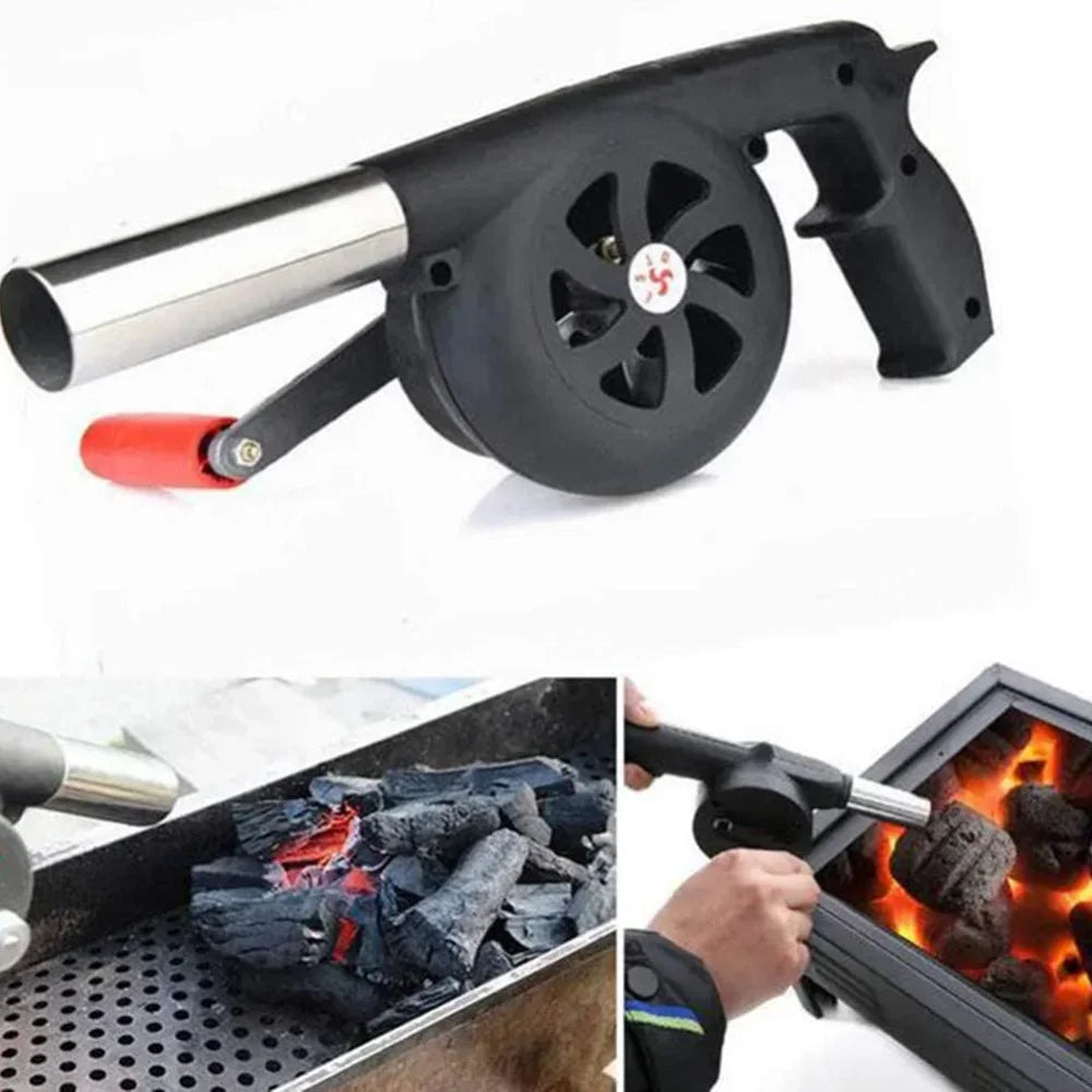 Hand Blower household hand portable barbecue blower small hair dryer outdoor barbecue accessories tools Oasis Select