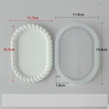 Bubble Storage Tray Silicone Mold DIY Resin Plaster Cement Gift Casting Mould Round Flower Cloud Heart Shape Coaster Home Decor Oasis Select J-365