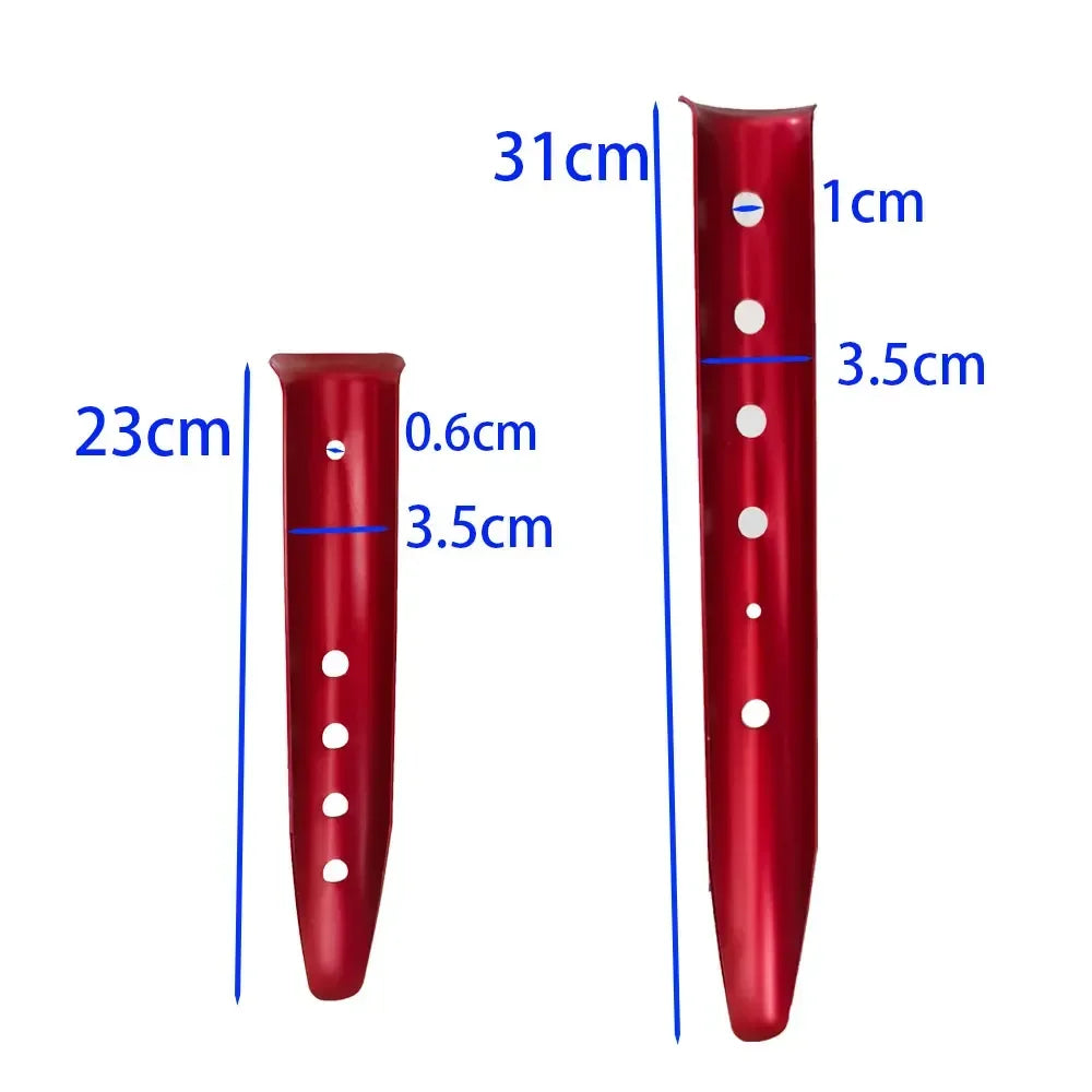 Aluminum U-Shaped Snow and Sand Tent Stakes Pegs Beach Ground Nails Oasis Select
