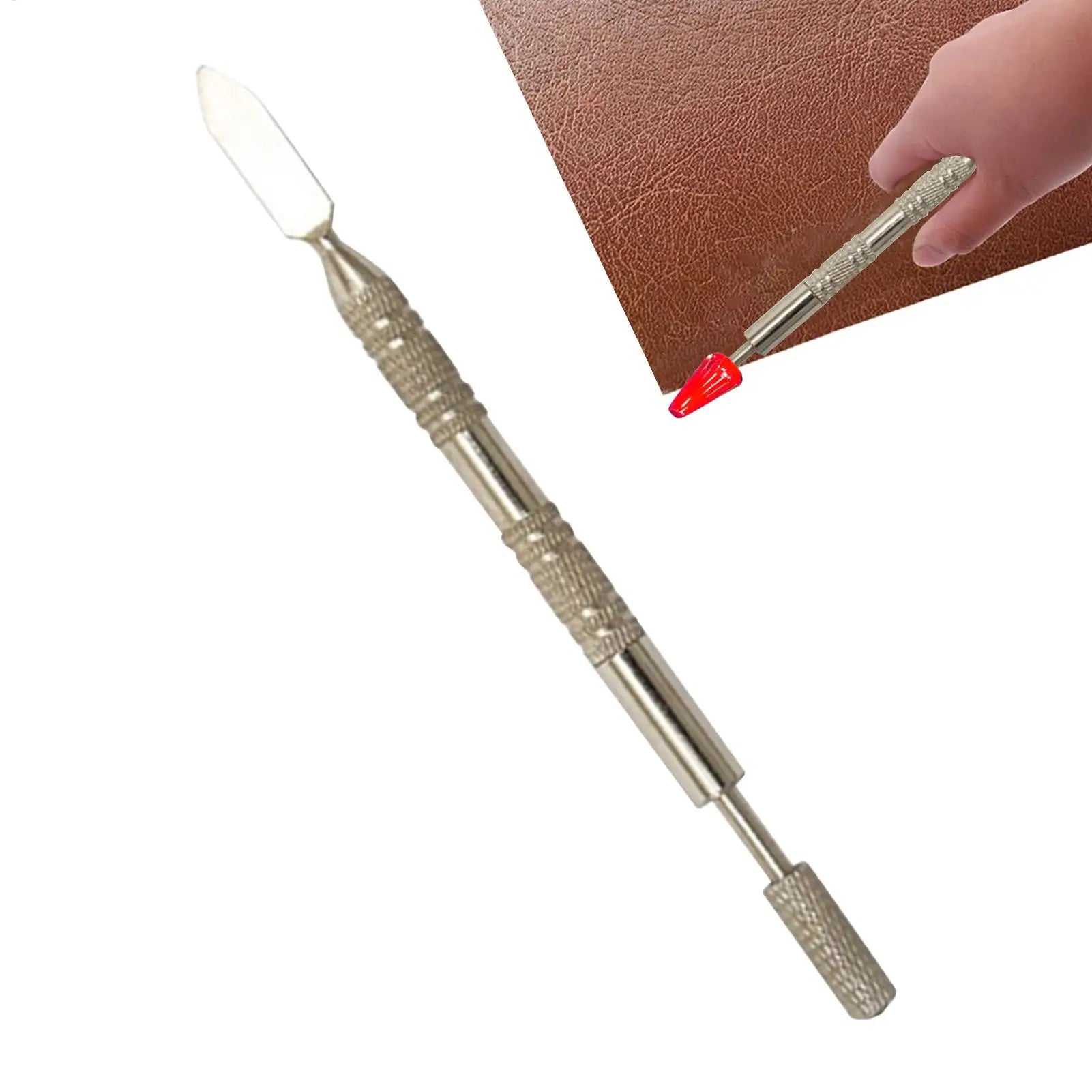 Leather Edge Oil Pen Double Head Leather Edge Paint Pen Multi-Function Printing Tool Handmade Belt Finisher For Men Women Oasis Select