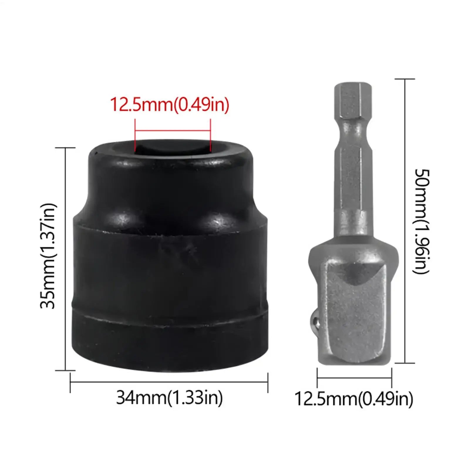 Car Jack Socket Drill Adapter Car Repair Jack Socket Heavy Duty Labour Saving Tool Quick Connect Gear for Vehicle Maintenance Oasis Select
