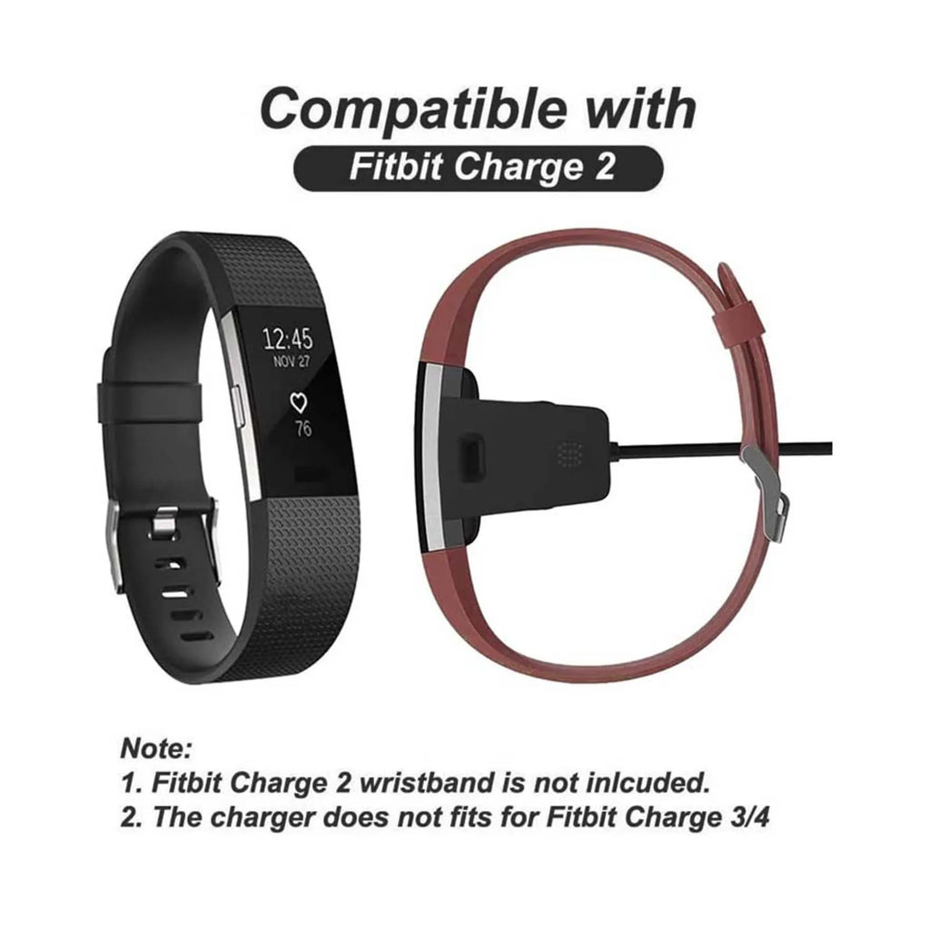 Compatible with Fitbit Charge 2 Charger, Replacement USB Charging Cable Cord Charger Cradle Dock Adapter for Fitbit Charge 2 Oasis Select