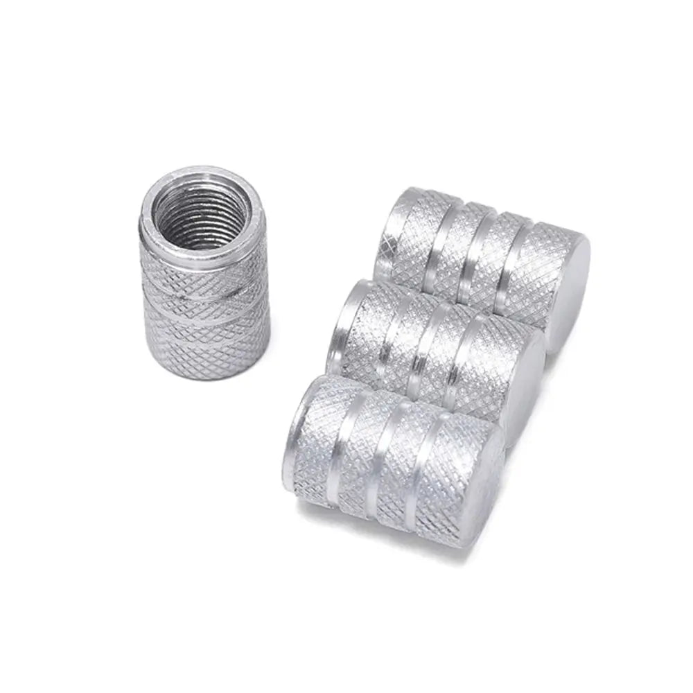 Cap Tyre Valve Cap Bike Air Valve Caps Wheel Tire Valve Cap Universal Tire Valve Protector Bicycle Cap Bicycle Tire Valve Oasis Select Silver