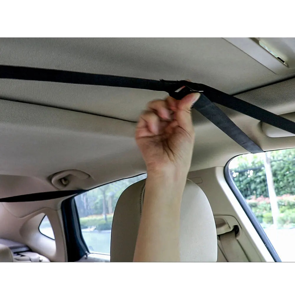 Car Soft Roof Rack Pads for Kayak Surfboard SUP Canoe Luggage Carrier SUV Crossbar Windsurfing Camping Cargo Tie Down Straps Oasis Select