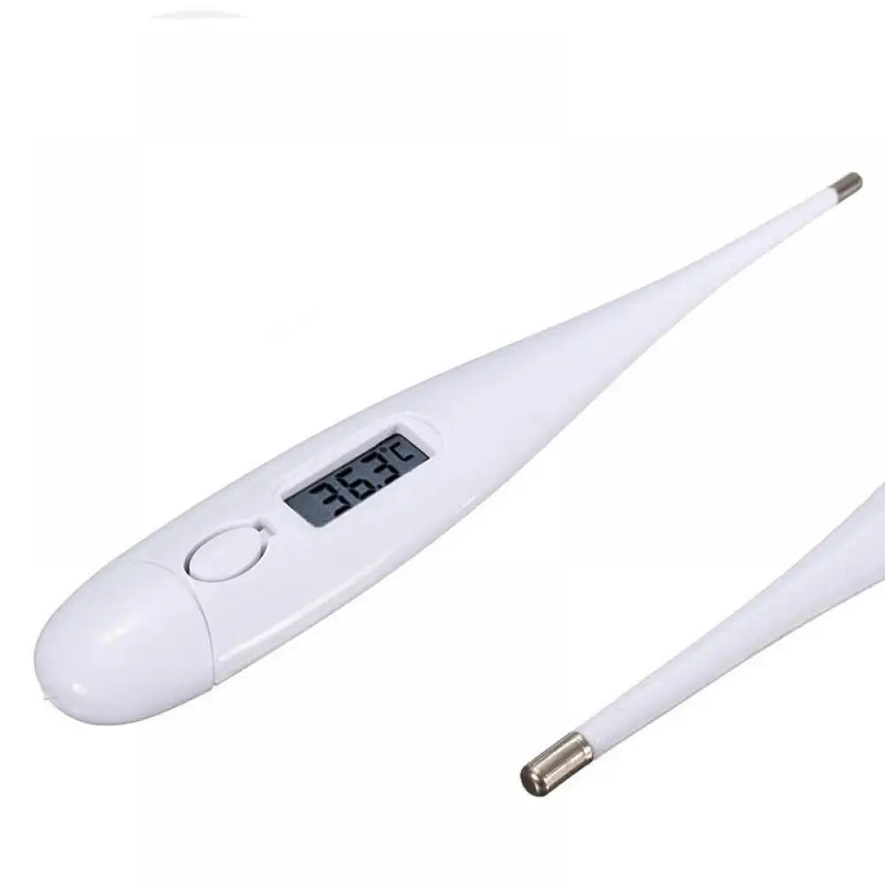 NEW Digital LCD Heating Oral Thermometer Tools Kids Baby Child Infant Temperature Measurement Electronic Clinical Thermometer Oasis Select white