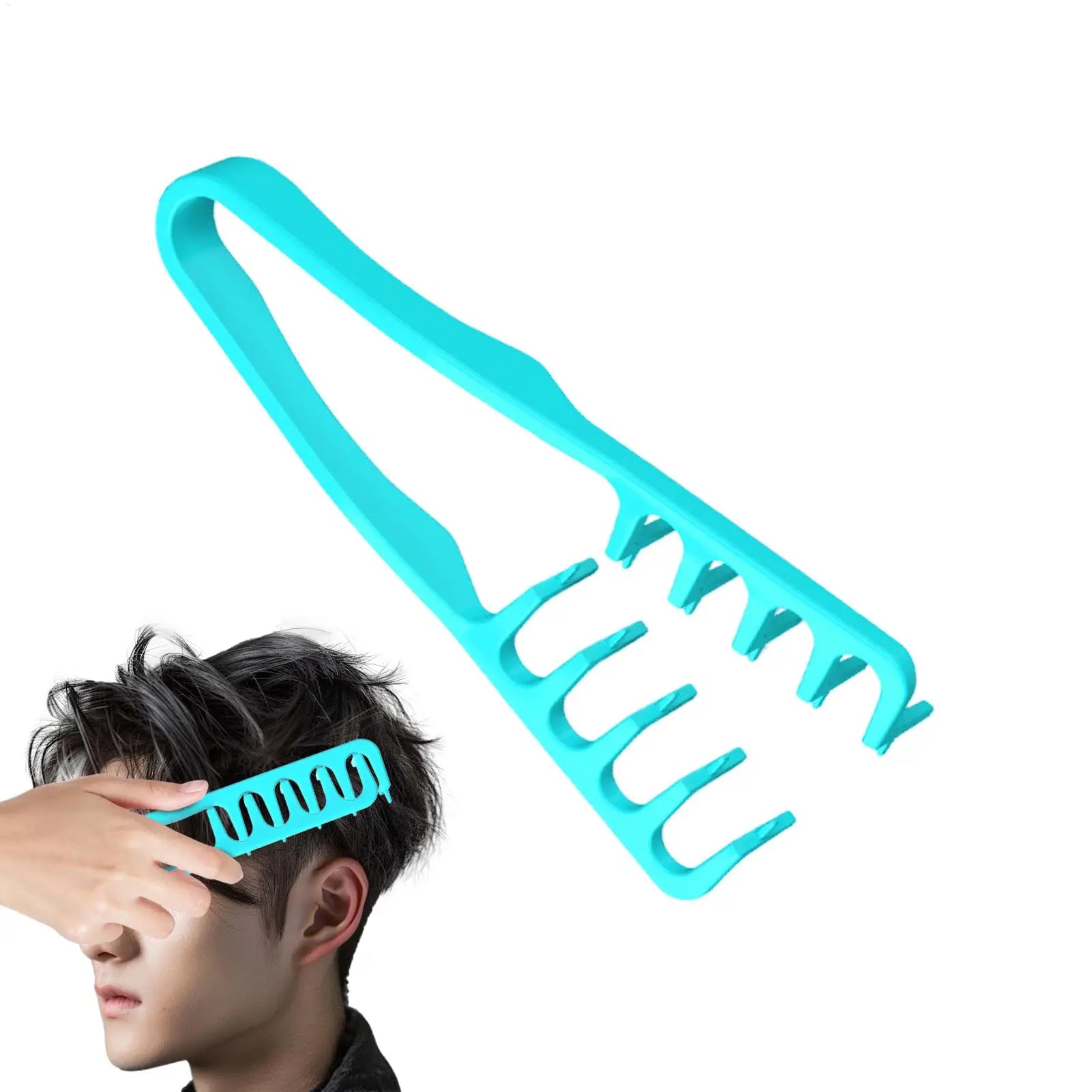 Shadow Men Styling Hair Brush Bang Root Lifting Tool Brush forMen Bang Hair Volume Root Lifting Clip Comb Tool Styling hair comb Oasis Select