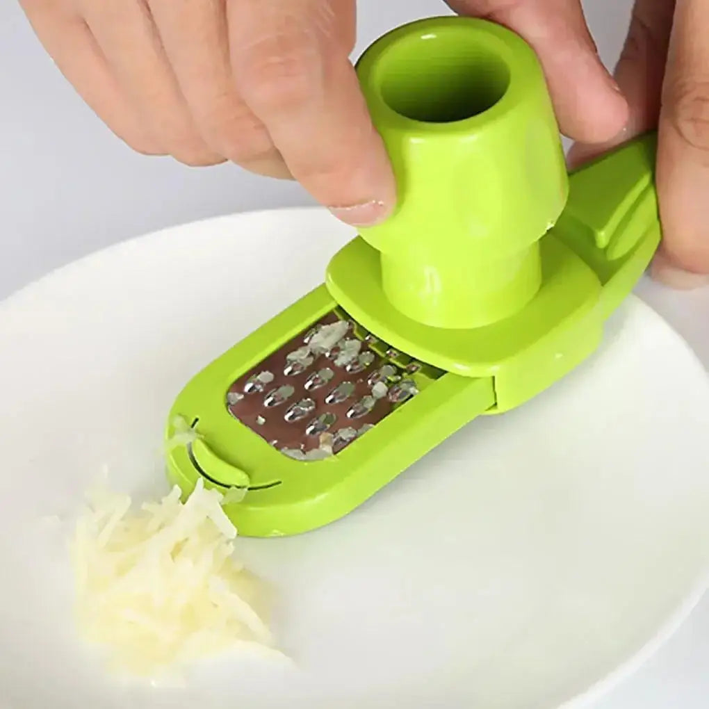 1 Pack Mini Garlic Grinder Creative Garlic Press Kitchen Garlic Mash Manual Garlic Mashing Green Kitchen Gadgets Oasis Select