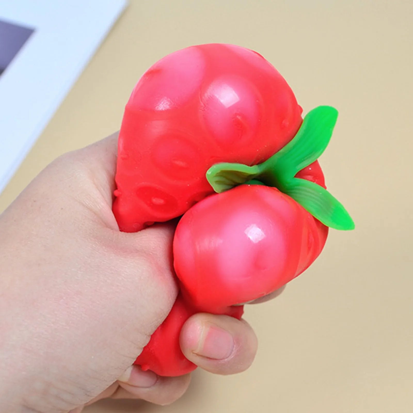 Soft Strawberry Fruit Squishy Toy – Slow Rising Stress Relief for Kids & Adults, Squeeze Anti-Anxiety Sensory Fidget Toy Oasis Select