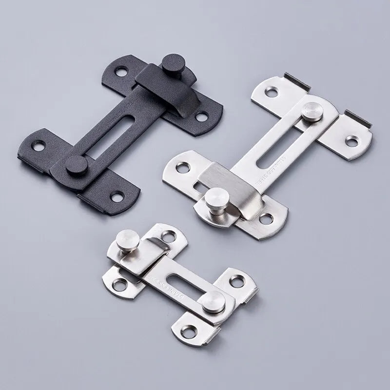 Sliding Barn Door Latch Sliding Right Angle Door Latch Door Bolt Wine Cooler Closet Window Door Latch Plug Baby Safety Latch Oasis Select