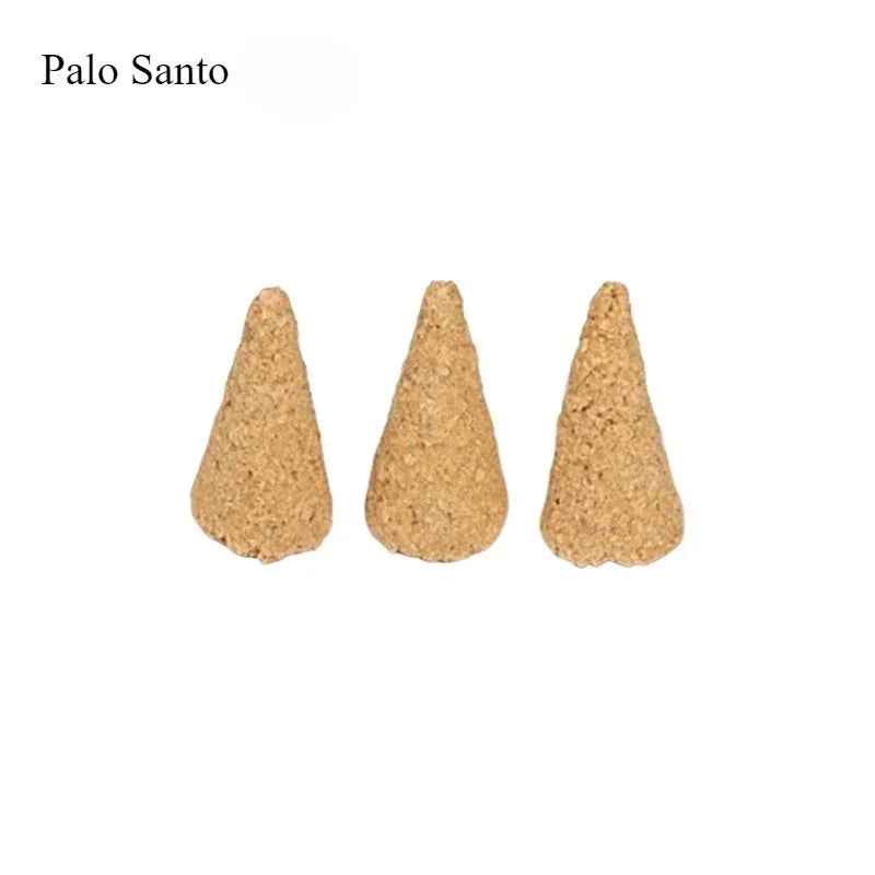 20/50pcs Palo Santo White Sage flavored incense cones, suitable for home and yoga, meditation Oasis Select Palo Santo 20pcs