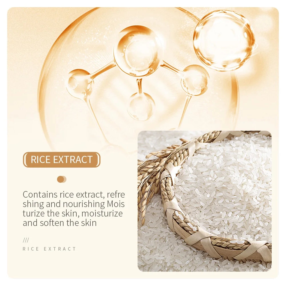 BIOAOUA Rice Whitening Eye Cream Moisturizing Reduce Dark Circles Lift Firm Brightening 20g Oasis Select