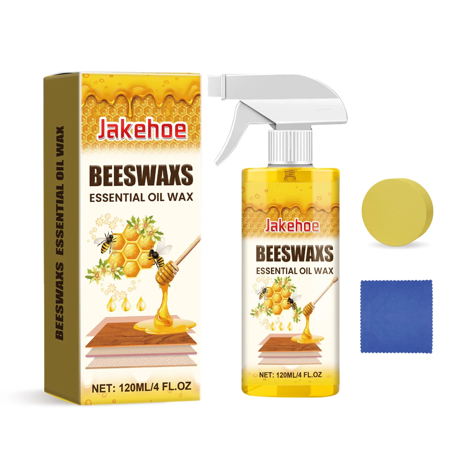 Natural Beeswax Furniture Polish Spray | Wood Care & Shine