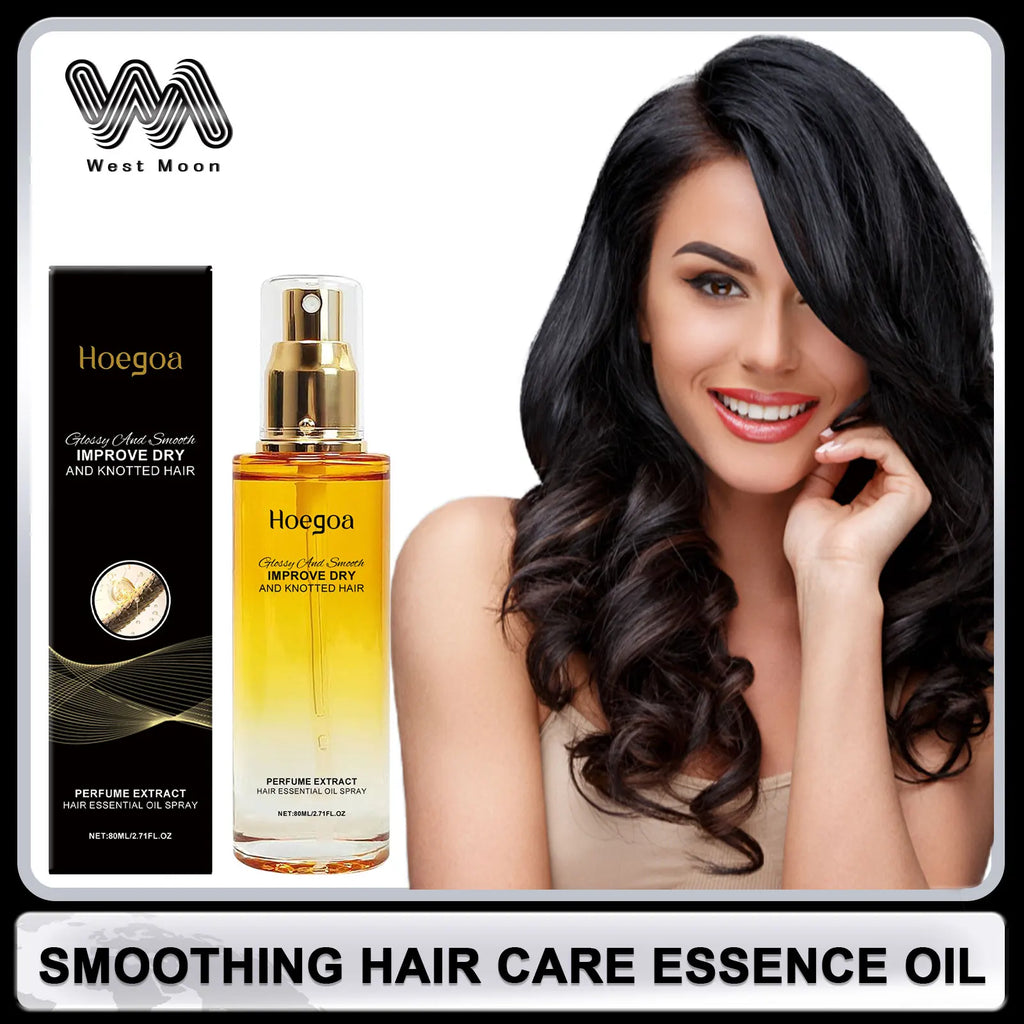 Smoothing Hair Care Essential Oil Repair Dry Damaged Hair Anti Frizzy Massag Scalp Improve Hair Tangling Nourishing Hair Serum Oasis Select