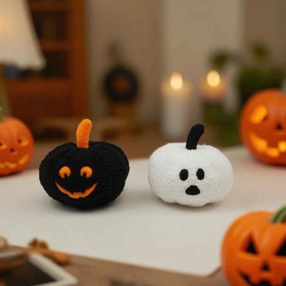 Halloween Pumpkin Pillow Plush Mummy Doll Halloween Pumpkin Pillow Halloween Scary Pillow Doll Holiday Decor Desktop Ornament Oasis Select