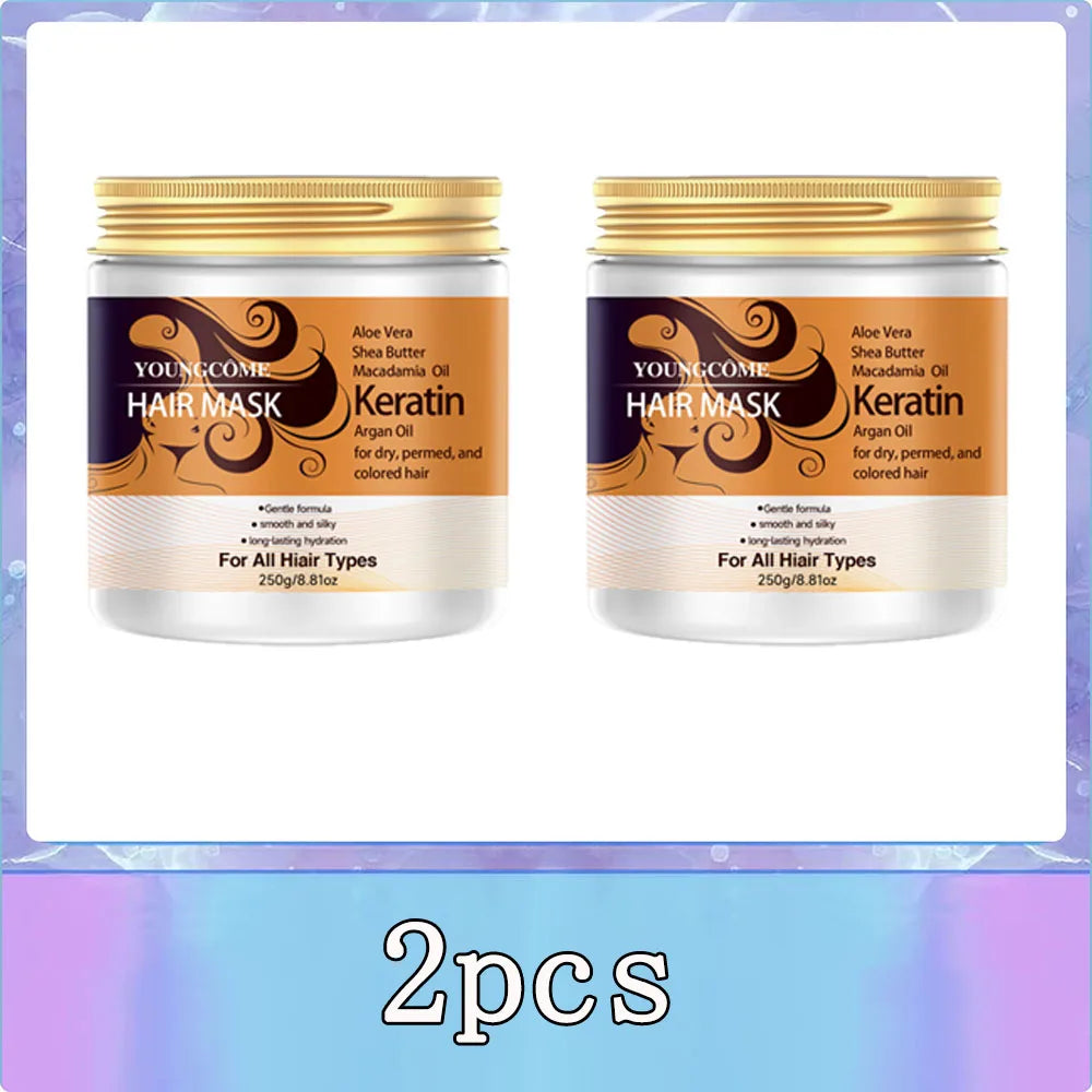 YOUNGCOME 2-in-1 Keratin Hair Mask | Straightening & Color Protect