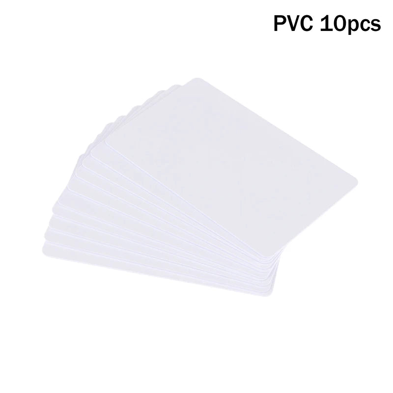10-Pack Rewritable 125KHz RFID Blank PVC Cards T5577 EM4305