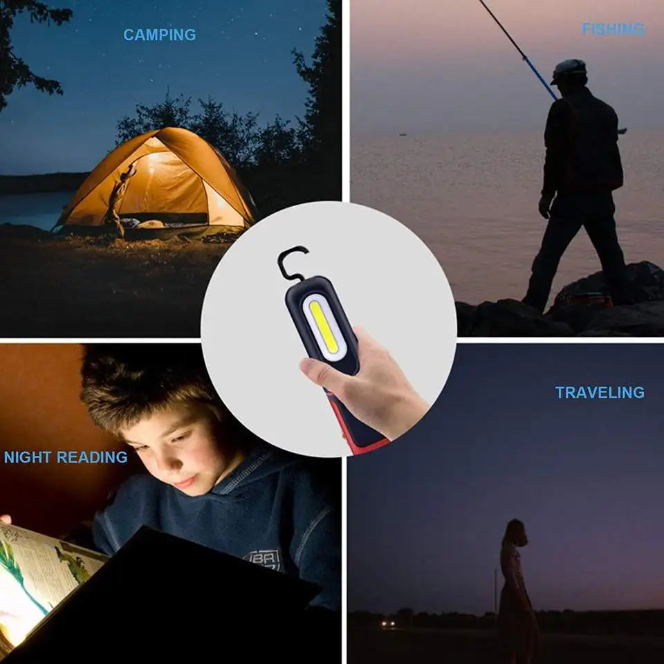 POCKETMAN COB LED Work Light | 3 Modes, Magnetic, Rechargeable
