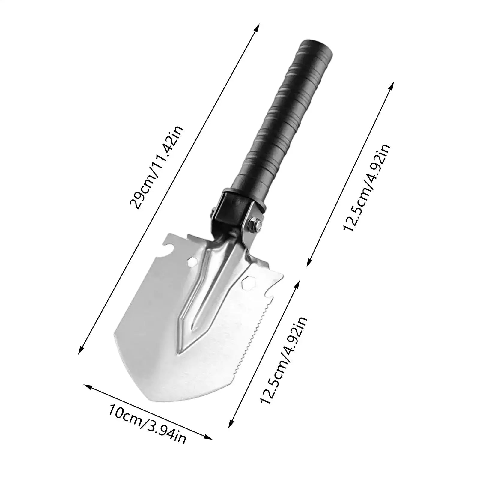 Camping Shovel Folding Compact Folding Shovels for Camping Multifunctional Gear High Strength Equipment for Gardening Planting Oasis Select