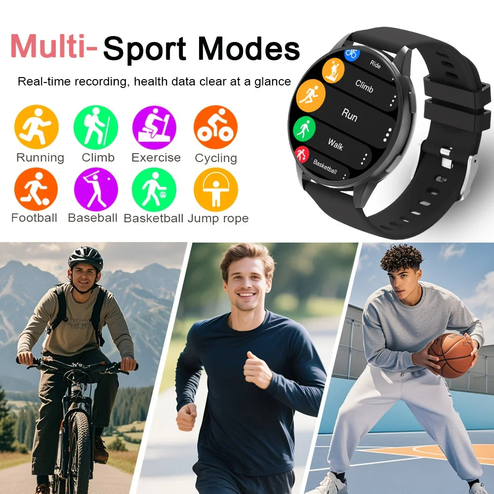 ERUN Smart Watch – Multi-Sport, Calls & Music Control