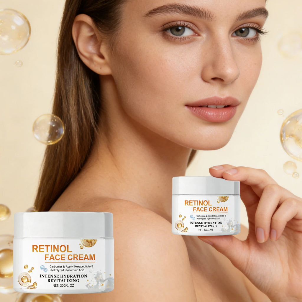 Retinol Face Cream Enhance Skin Firmness Deeply Hydrate Brighten Tone Repair Damaged Skin Barrier Hyaluronic Acid Facial Creams Oasis Select