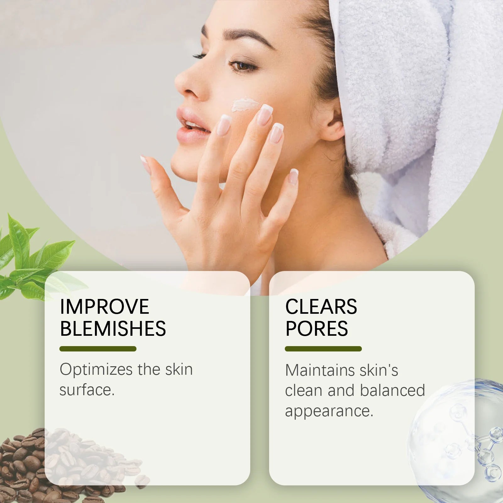 Anti Acne Cream Herb Repairing Spot Blemishes Remover Oil Control Shrink Pores Whitening Moisturizing Pimples Treatment Ointment Oasis Select