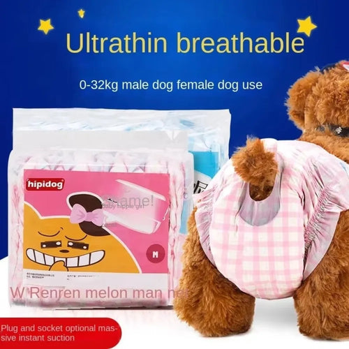 10-Pack Disposable Dog Diapers | Leakproof & Breathable Nappies Disposable Dog Diapers Oasis Select