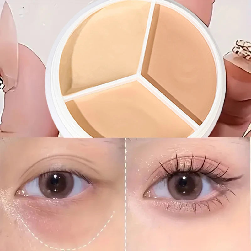 3-Color Concealer Palette – Waterproof Matte Full Coverage Concealer Palette Oasis Select
