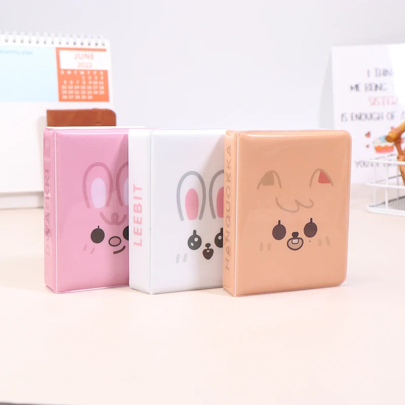 Cartoon Animals 3 Inch Album Star Photo Small Card Storage Album Cute Idol Picture Postcard Kpop Card Binder Card Book Oasis Select