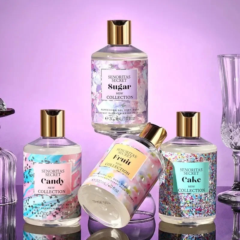 Victoria fragrance shower gel lasting fragrance secret language of love Moisturizing&oil controlling deep cleaning Oasis Select