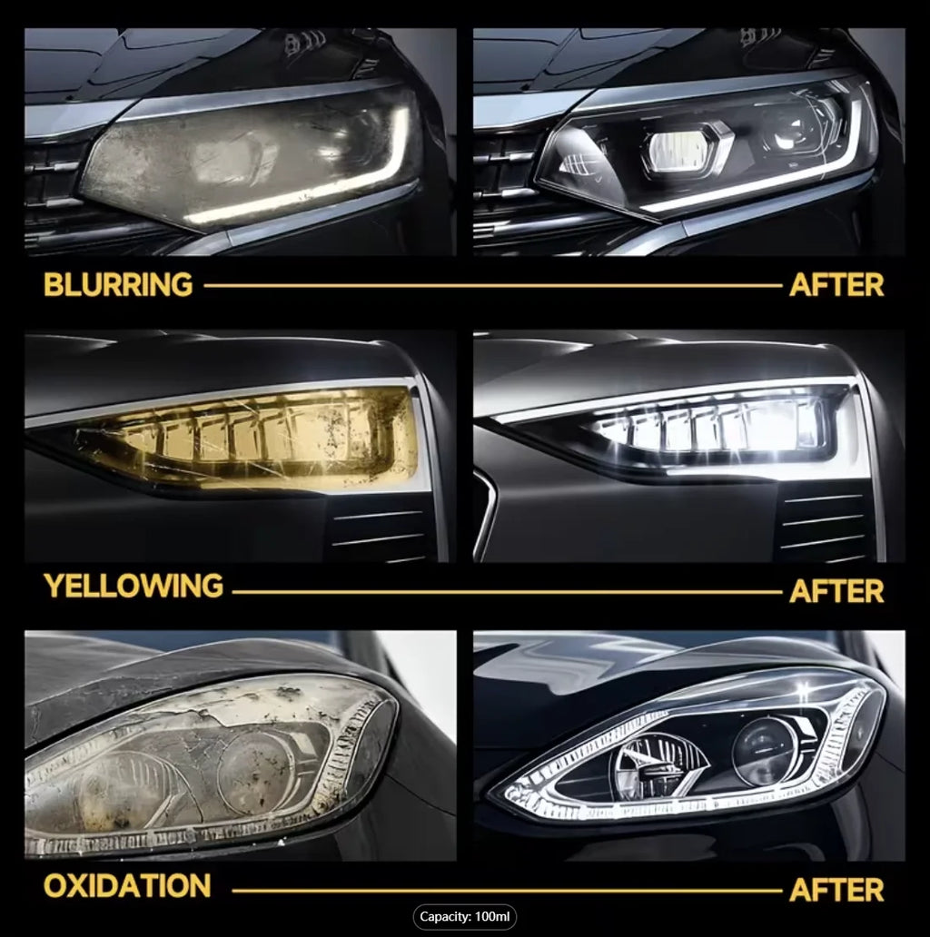 Headlight Restorer – Polish & Restore Clarity to Foggy Lenses Headlight Restorer Oasis Select