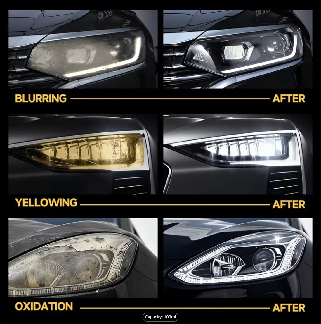 Headlight Restorer – Polish & Restore Clarity to Foggy Lenses Headlight Restorer Oasis Select
