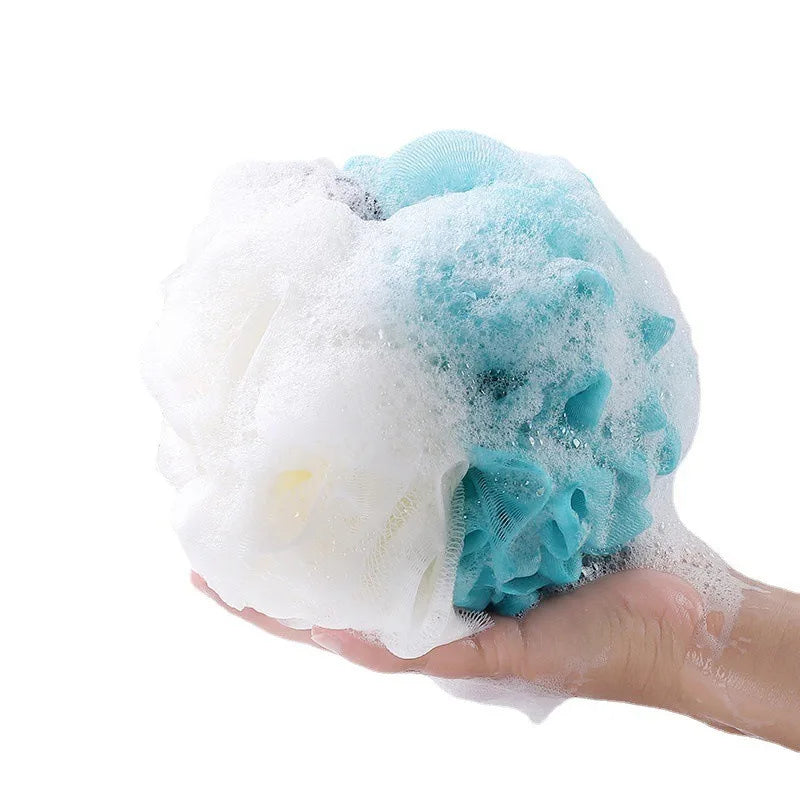 3PCS Exfoliating Soft Bath Net, Individually Wrapped, Foam Net Bath Ball, Body Scrub and Back Brush for Skin Cleaning Oasis Select