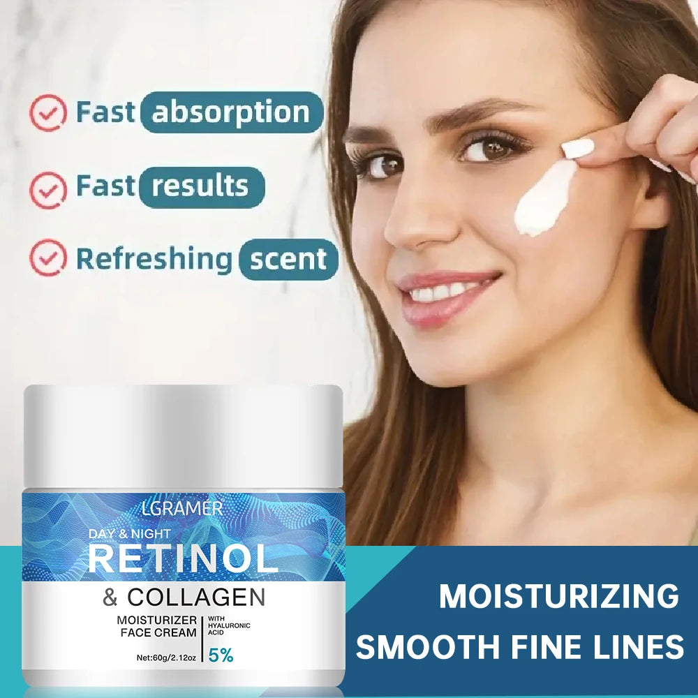 Retinol Firming Face Cream Lifting Neck Anti-aging Remove Wrinkles Night Day Cream Moisturizing Facial Serum Body Skin Care Oasis Select