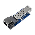 DC 5-12V RJ45 Ethernet SFP Gigabit Fiber Optic Transceiver Motherboard Optoelectronic Conversion Motherboard Oasis Select Blue